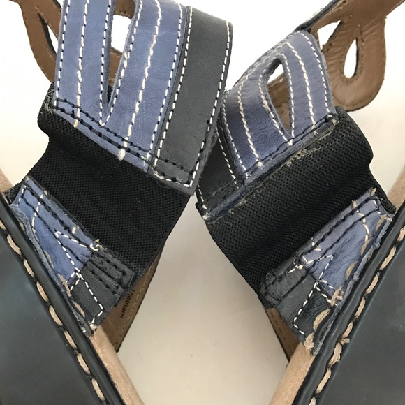 NATURALIZER Leather Sandals Calon Thong Sandals Women’s Size 10 WIDE - Picture 14 of 16